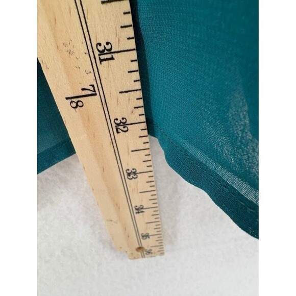 Altar'd State Green Sundress Gold Embroidery Accent Size Small Lined High Neck - Picture 8 of 10